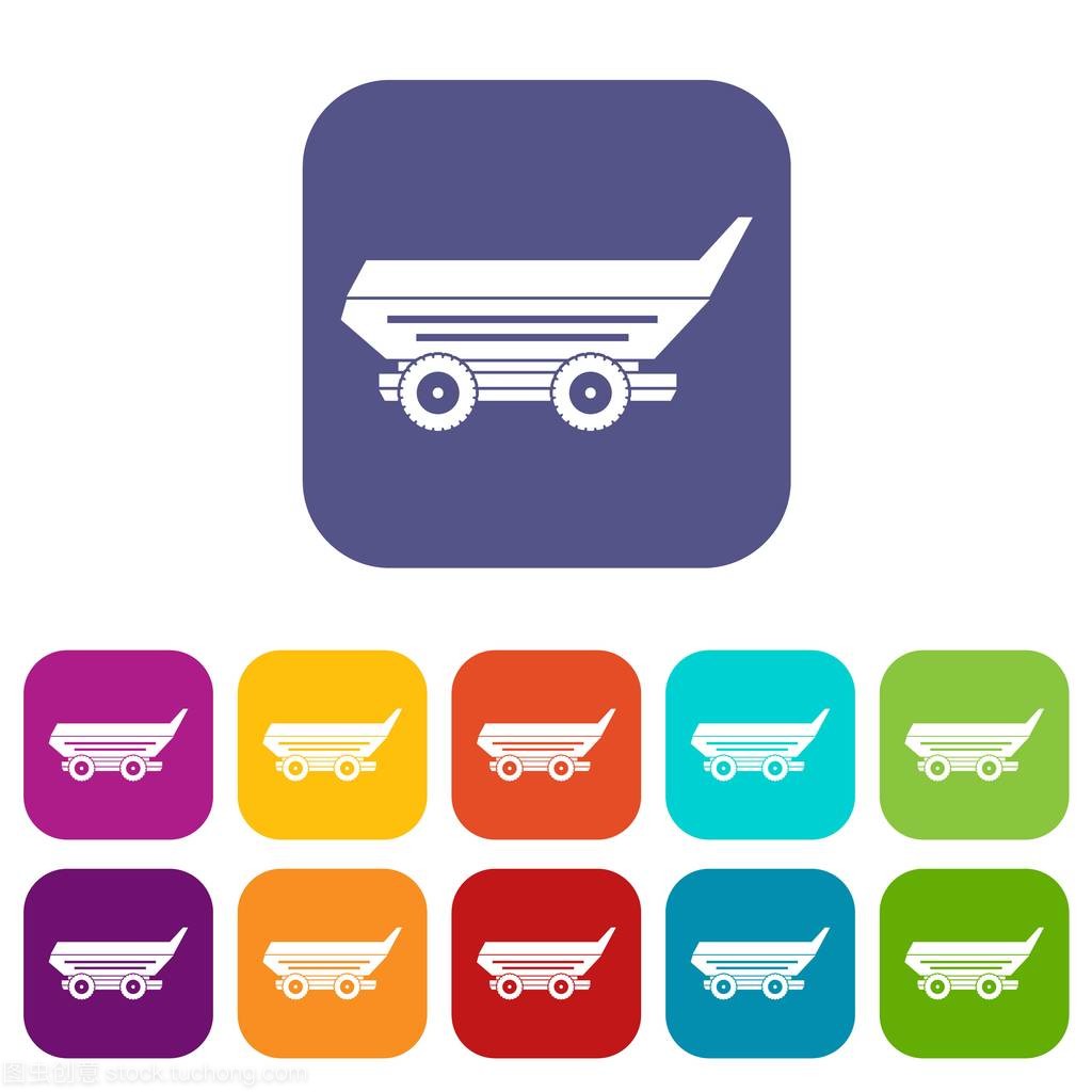 汽車拖車圖標設計指南 追求視覺平整與清晰辨識